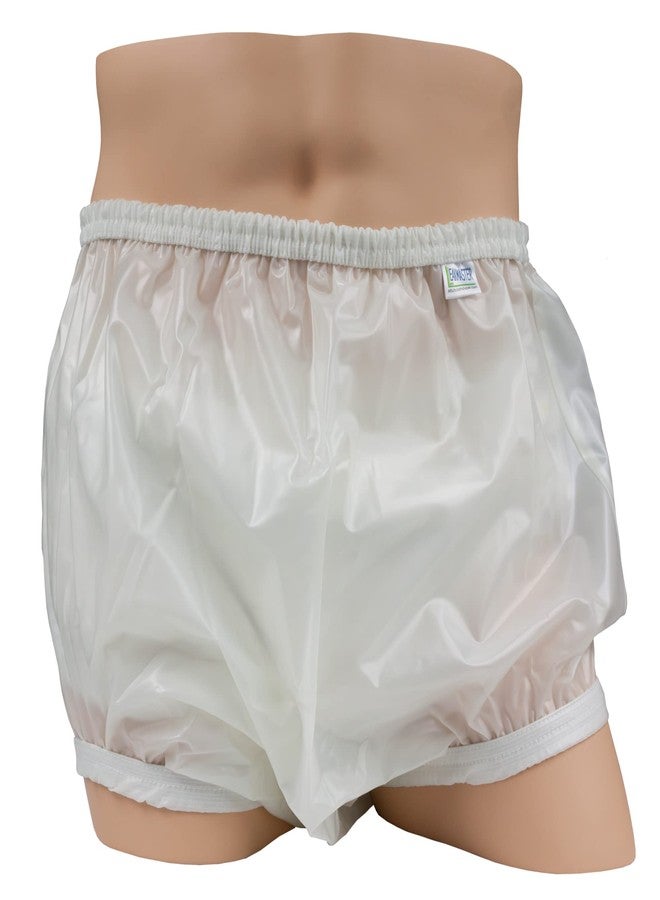 Leakmaster Deluxe Heavy Duty Adult Pullon Plastic Pants. Features Premium Quality Extra Thick 7 Mil Vinyl, Enclosed Elastic, Extended Waist and Roomy Fit. Size: Large Fits 36-42 Inches - Image 1